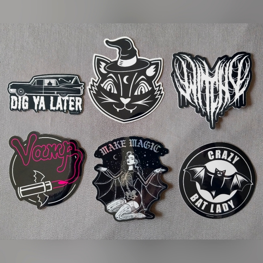 Sourpuss spooky sticker collection